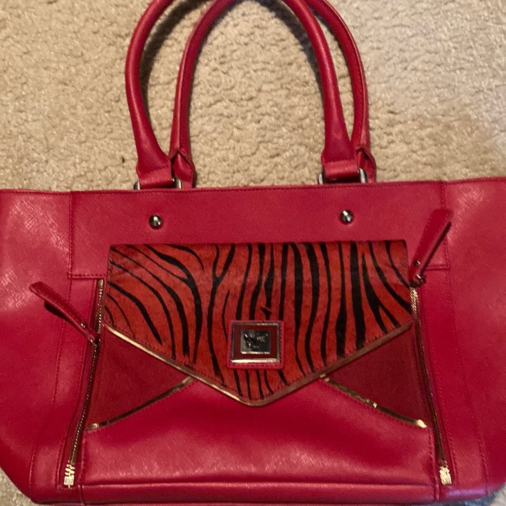 Sharif 1827 Womens red purse